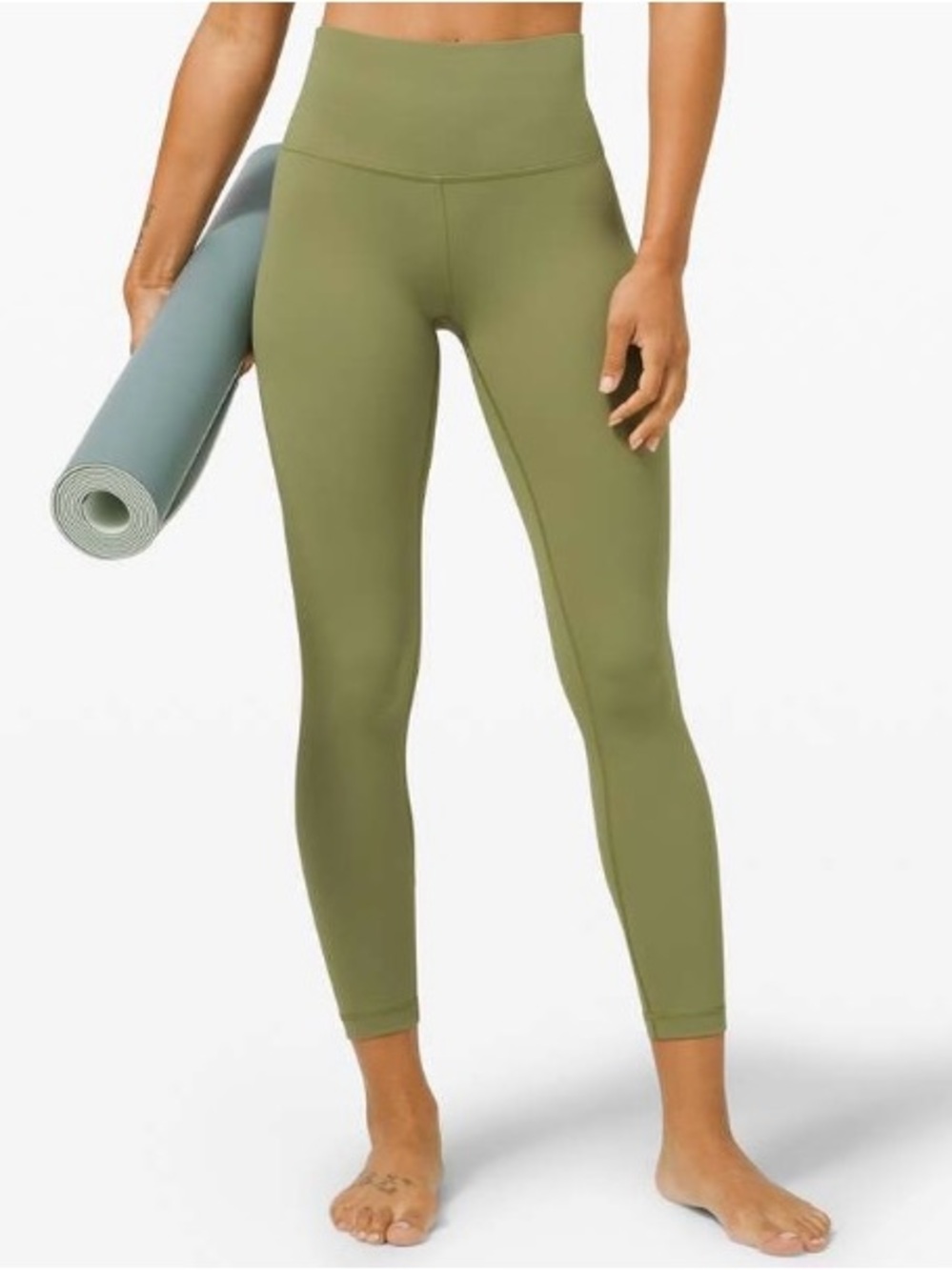 Lululemon Wunder Under High-Rise Size 6 Bronze Green